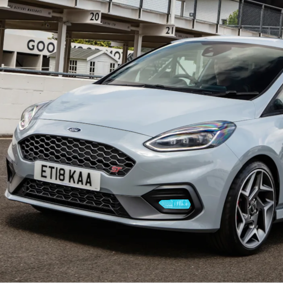 FORD FIESTA MK8 ST & ST LINE TRANSPARENT COLOUR FOG LIGHT COVER PROTECTORS