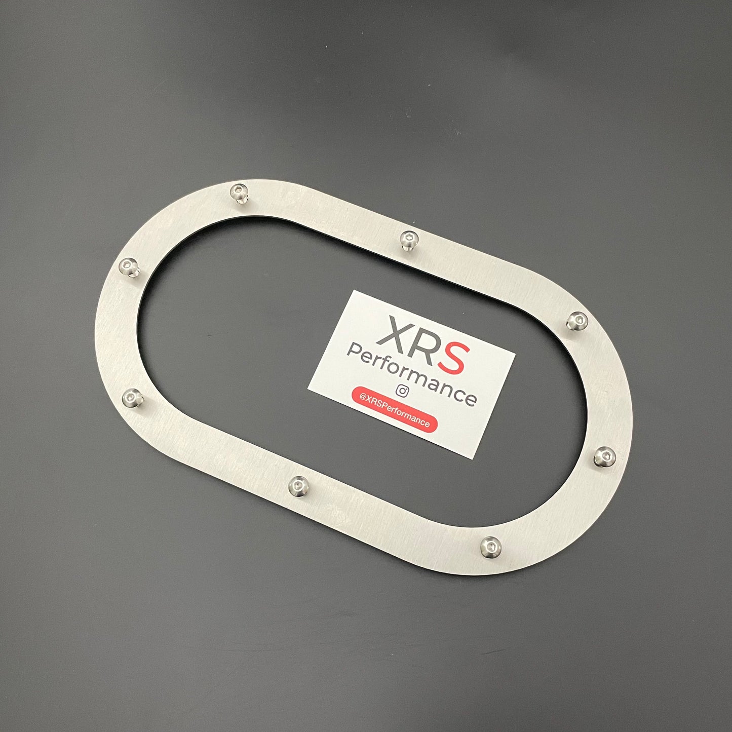 UNIVERSAL EXHAUST SIDE EXIT PLATE TWIN 4" STAINLESS STEEL