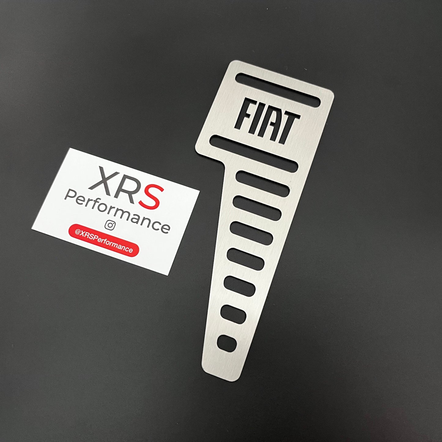 FIAT 500 STAINLESS STEEL FOOTREST - FIAT BRANDED