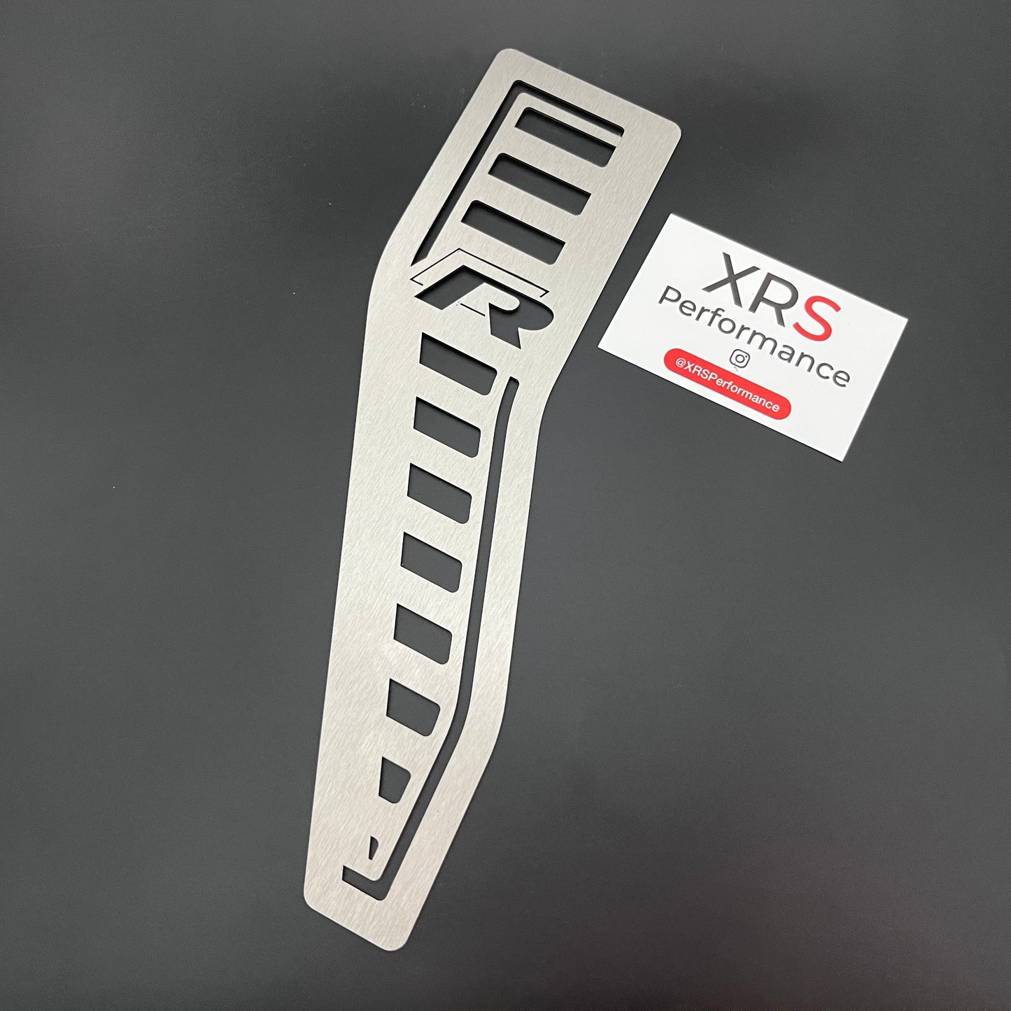 VW GOLF MK7/MK7.5 R R-LINE STAINLESS STEEL FOOTREST - MANUAL