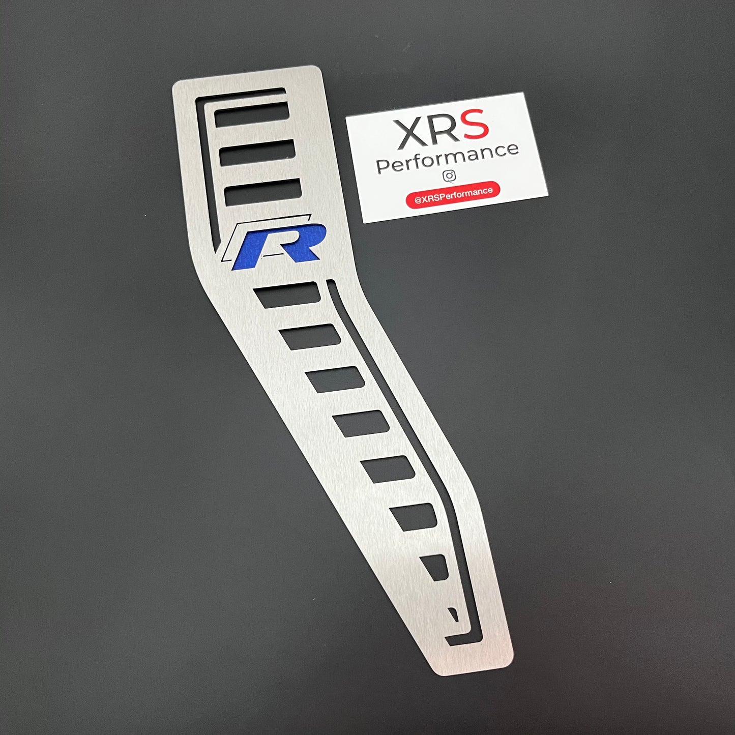 VW GOLF MK7/MK7.5 R R-LINE STAINLESS STEEL FOOTREST - MANUAL