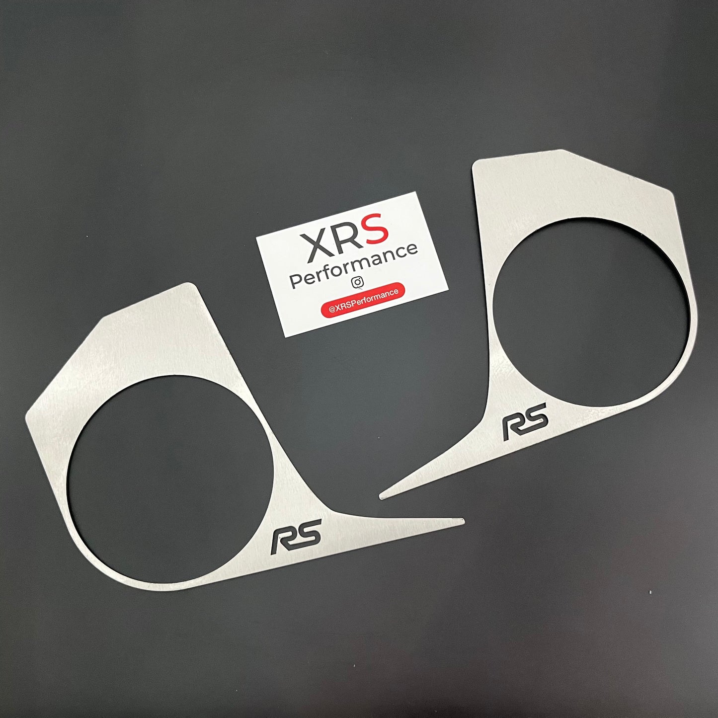 FORD TRANSIT CUSTOM RS DASH TRIM PAIR STAINLESS STEEL