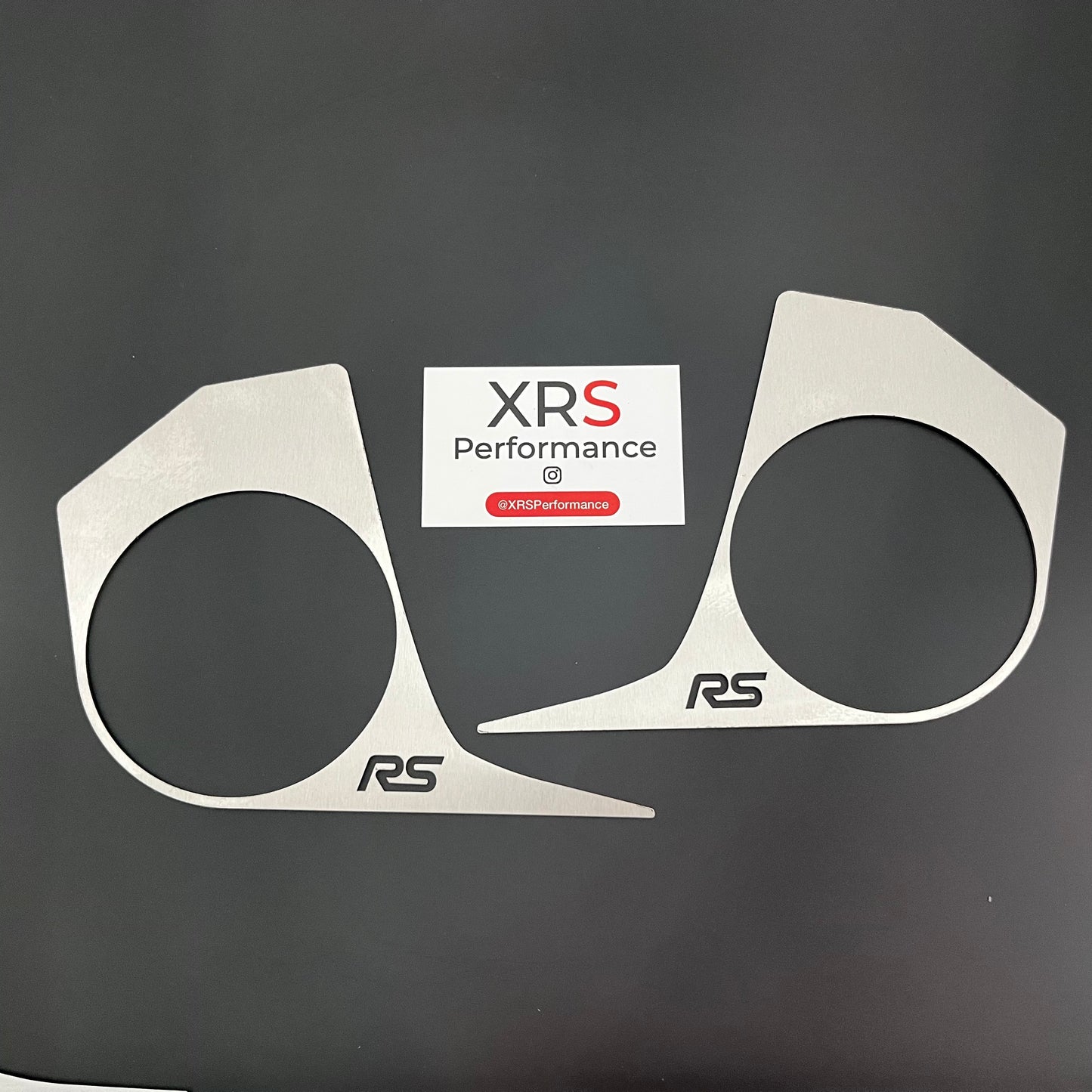 FORD TRANSIT CUSTOM RS DASH TRIM PAIR STAINLESS STEEL