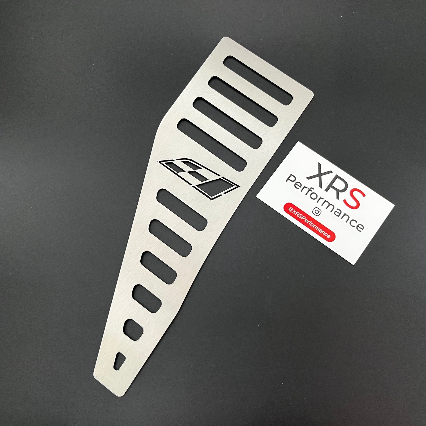 SEAT LEON CUPRA FLAG MK3 MK4 AUTO STAINLESS STEEL FOOTREST