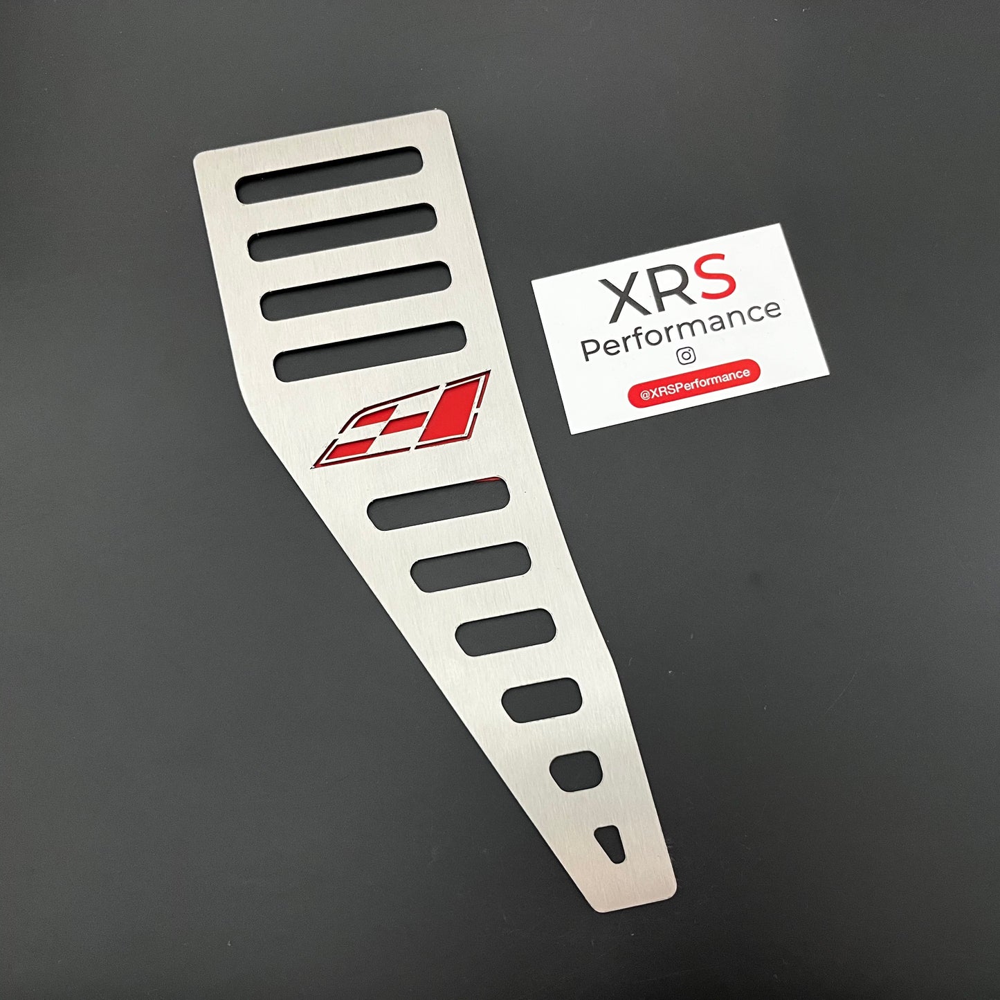 SEAT LEON CUPRA FLAG MK3 MK4 AUTO STAINLESS STEEL FOOTREST