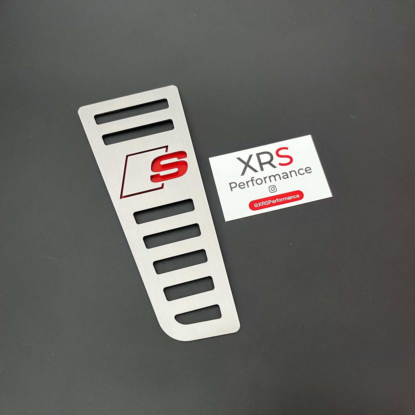 AUDI A4 S4 B8 S-LINE STAINLESS STEEL FOOTREST