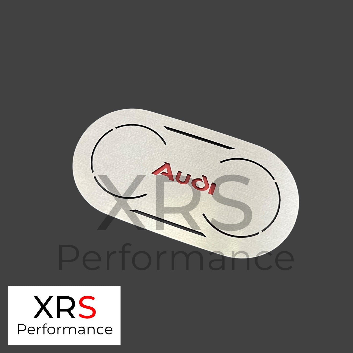 AUDI A3 8V MK3 STAINLESS STEEL CUPHOLDER COVER