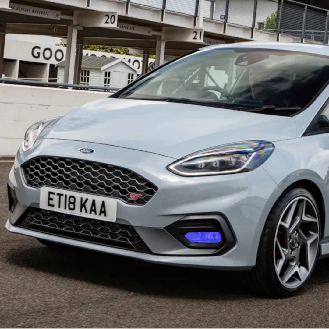 FORD FIESTA MK8 ST & ST LINE TRANSPARENT COLOUR FOG LIGHT COVER PROTECTORS