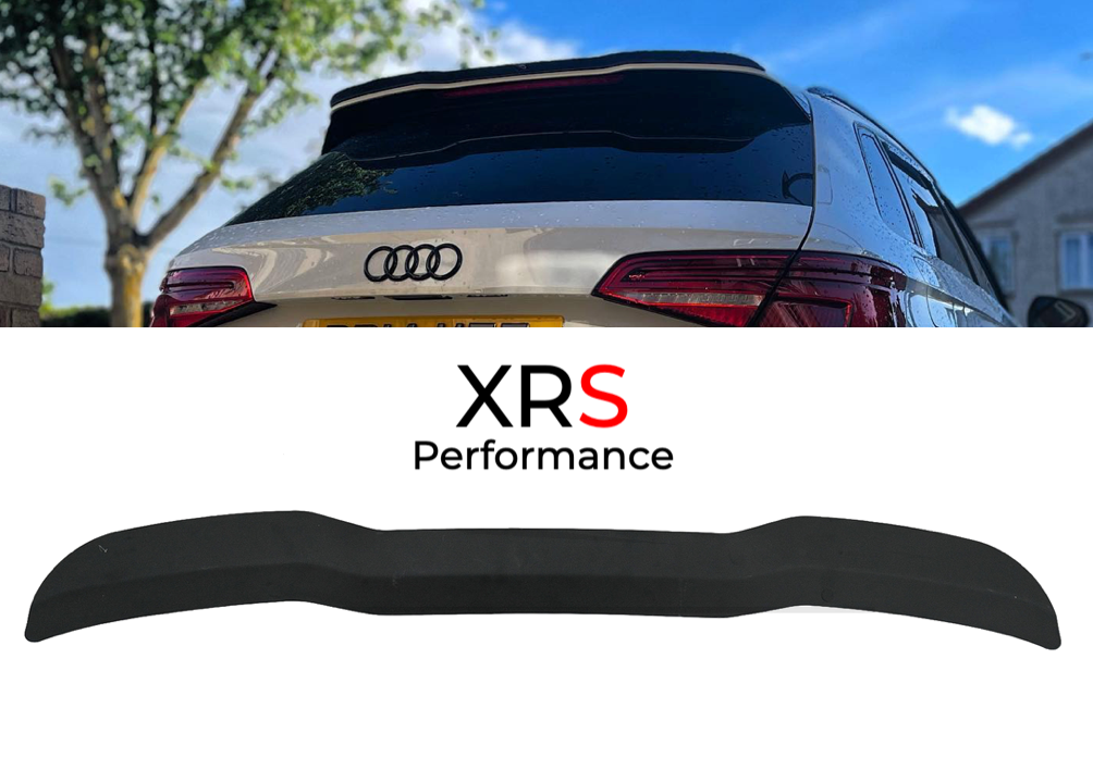 AUDI A3 RS3 8V 15-20 HATCH BOOT SPOILER CAP - BLACK