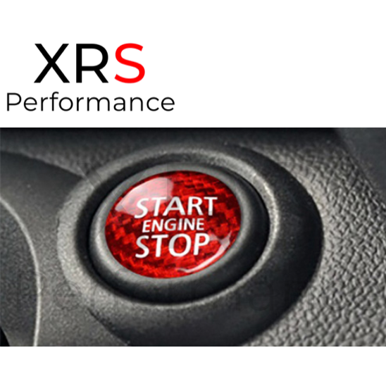 MINI R55 R56 RED CARBON START STOP BUTTON COVER