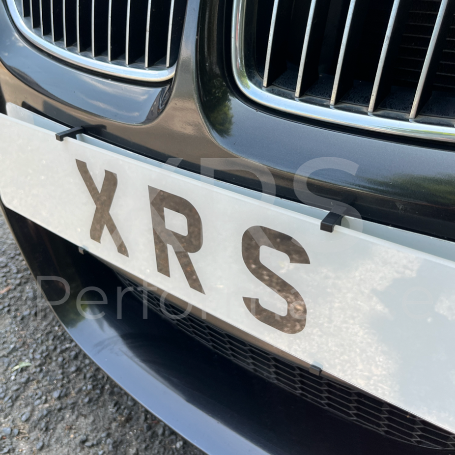 REG PLATE SHOW HANGER BRACKETS