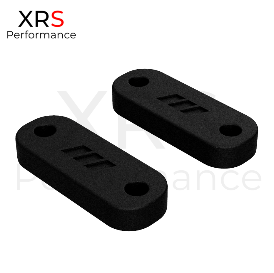 FORD FIESTA MK7 BONNET SPACER BLOCKS RISERS - RELEASE THE HEAT - 12MM - CARBON