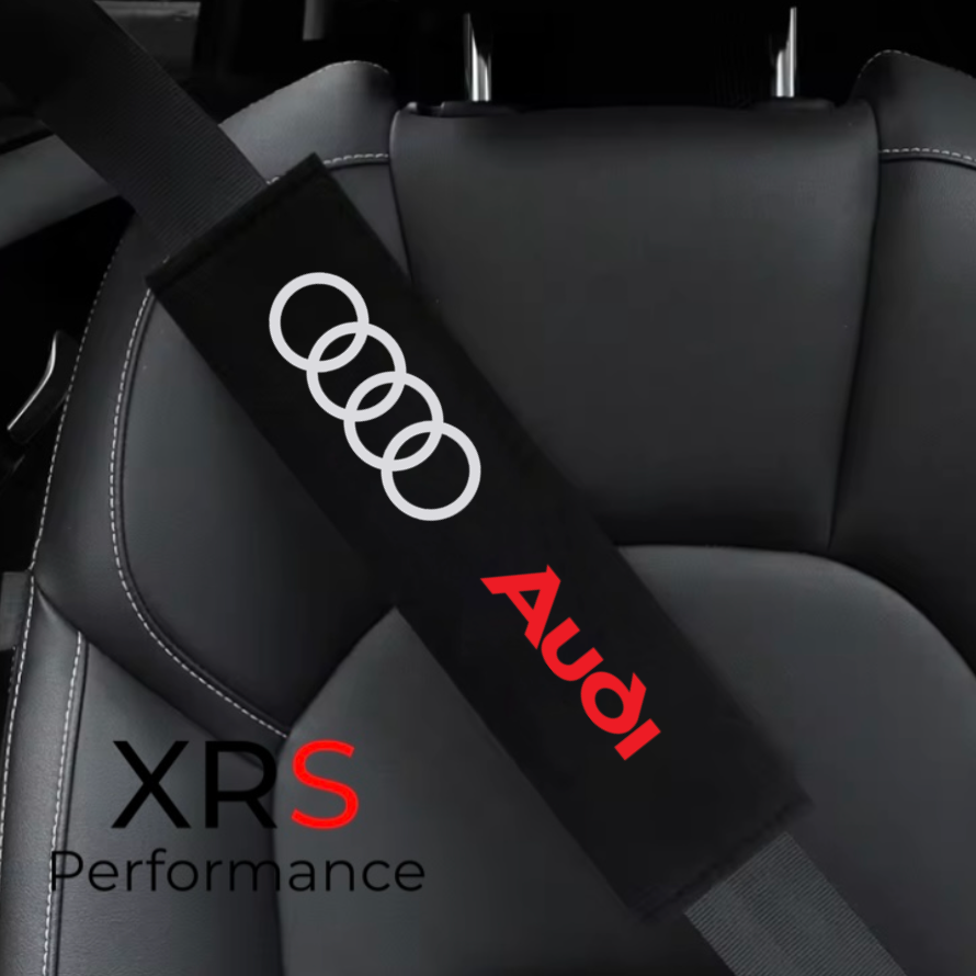 Audi Seat Belt Covers Pad Protectors x 2