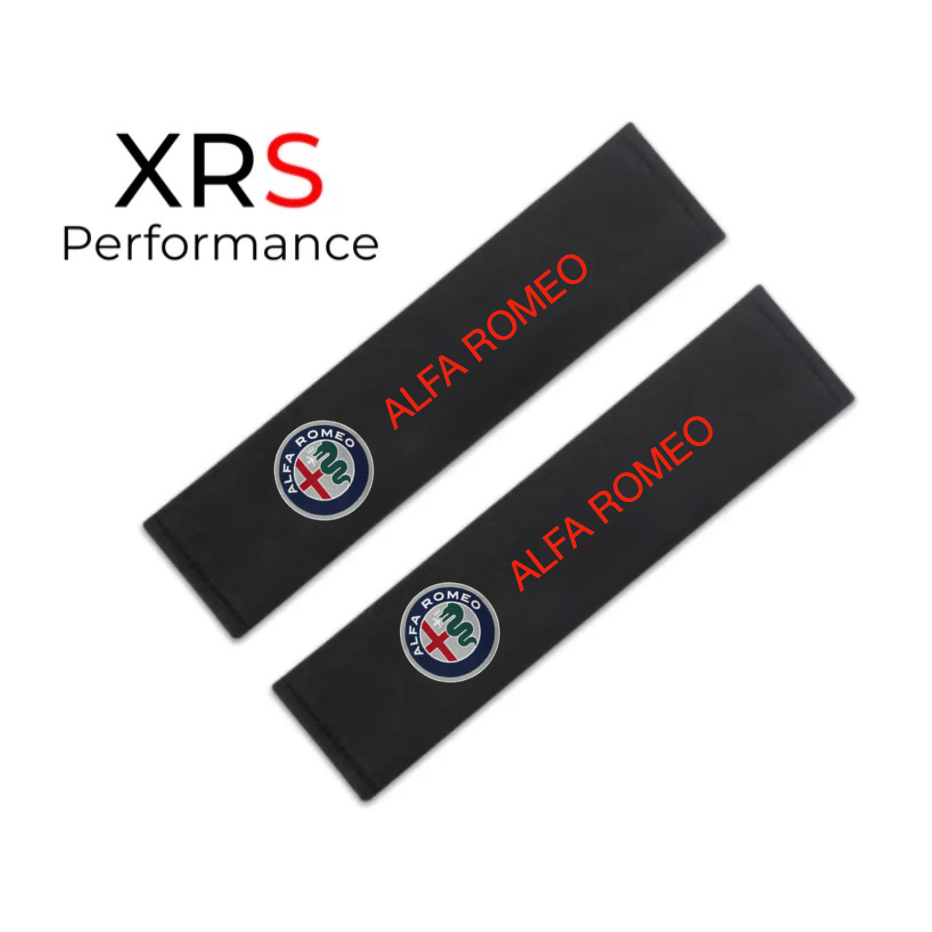 Alfa Romeo Seat Belt Covers Pad Protectors x 2