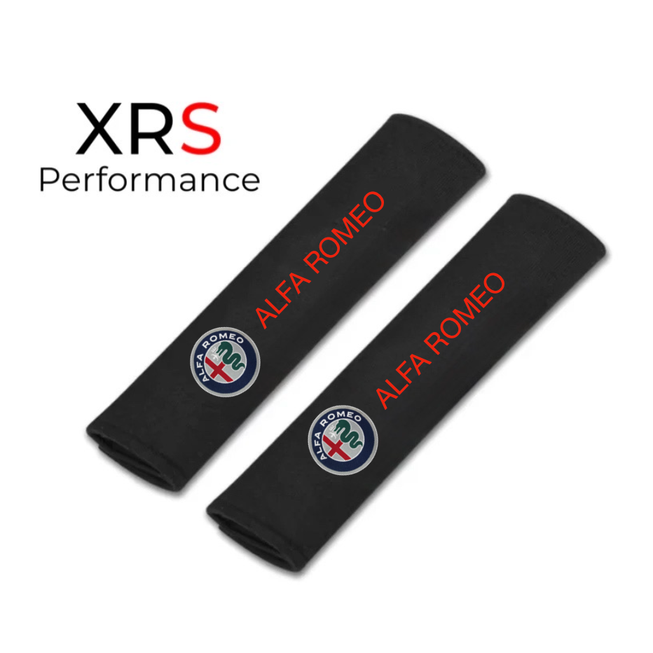 Alfa Romeo Seat Belt Covers Pad Protectors x 2
