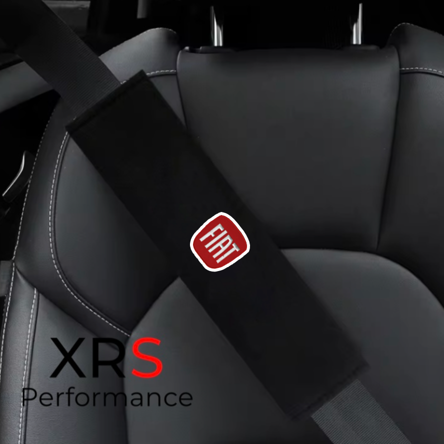 Fiat Seat Belt Covers Pad Protectors x 2