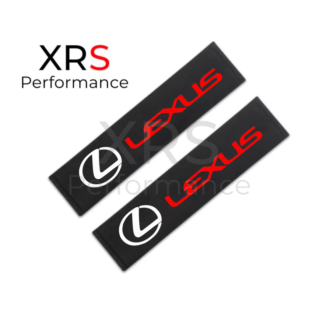 Lexus Seat Belt Covers Pad Protectors x 2
