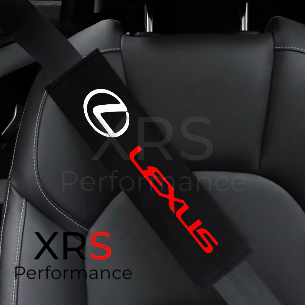 Lexus Seat Belt Covers Pad Protectors x 2
