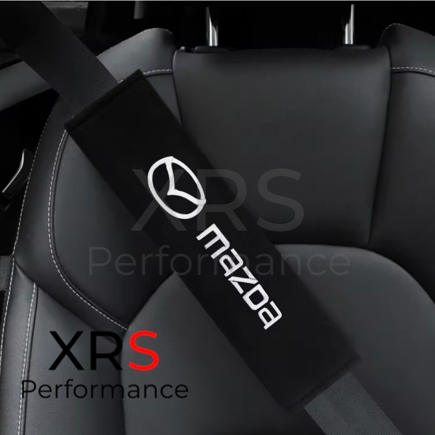 Mazda Seat Belt Covers Pad Protectors x 2