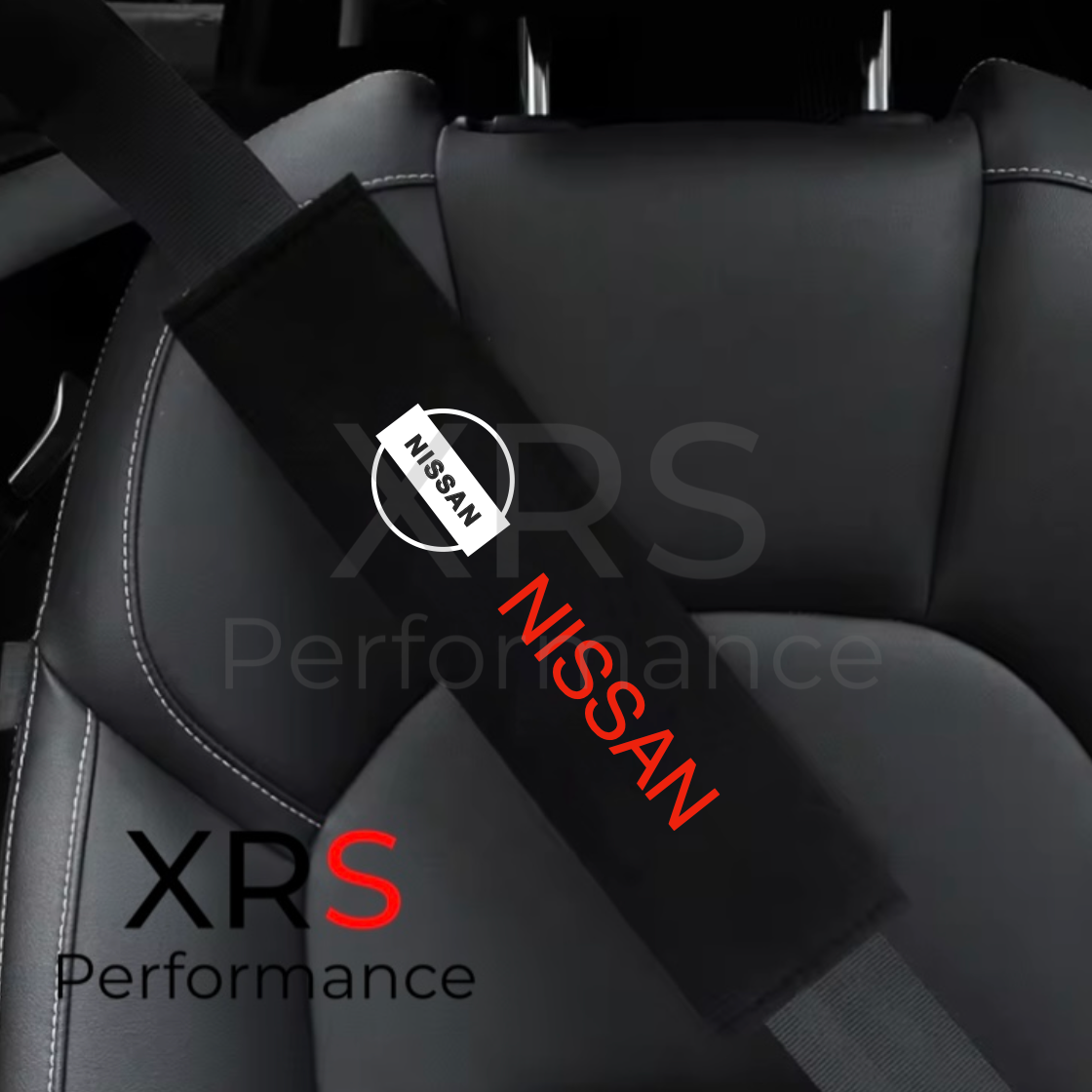 Nissan Seat Belt Covers Pad Protectors x 2