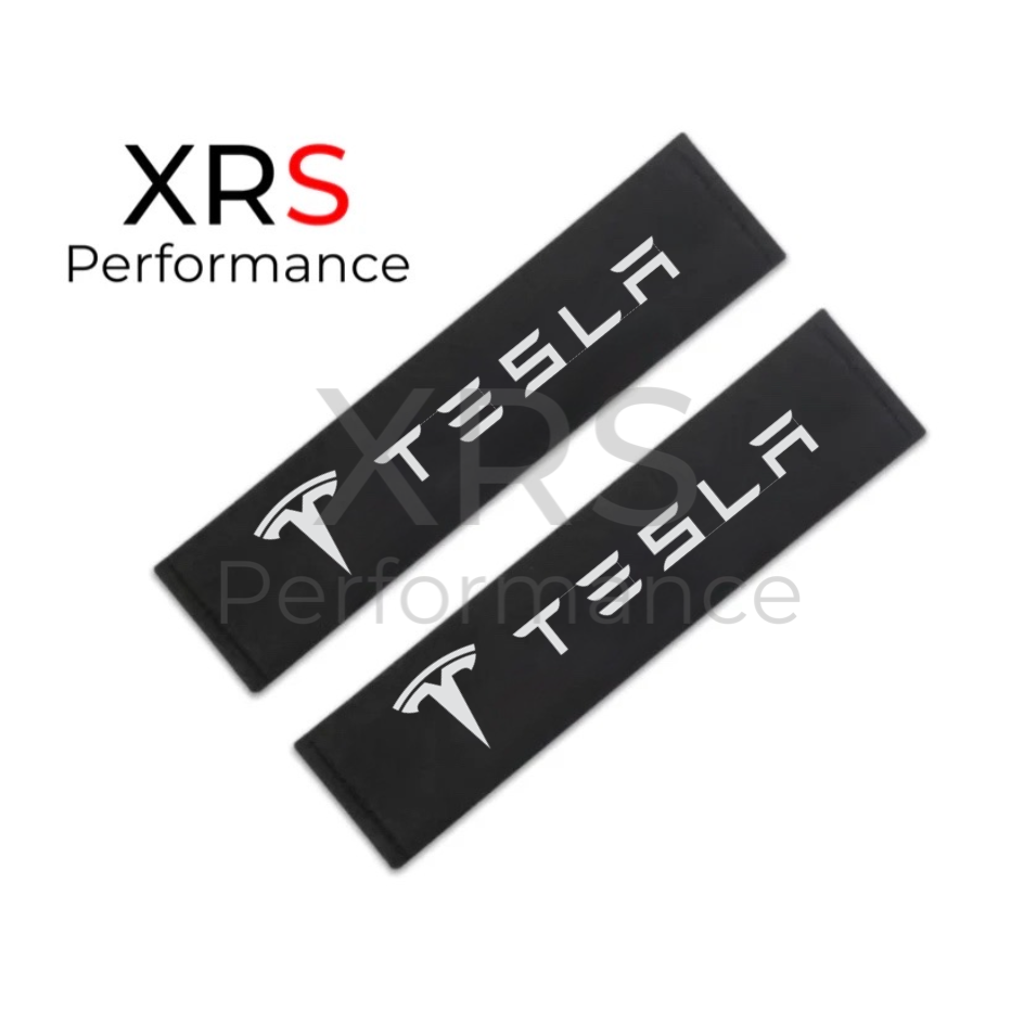 Tesla Seat Belt Covers Pad Protectors x 2