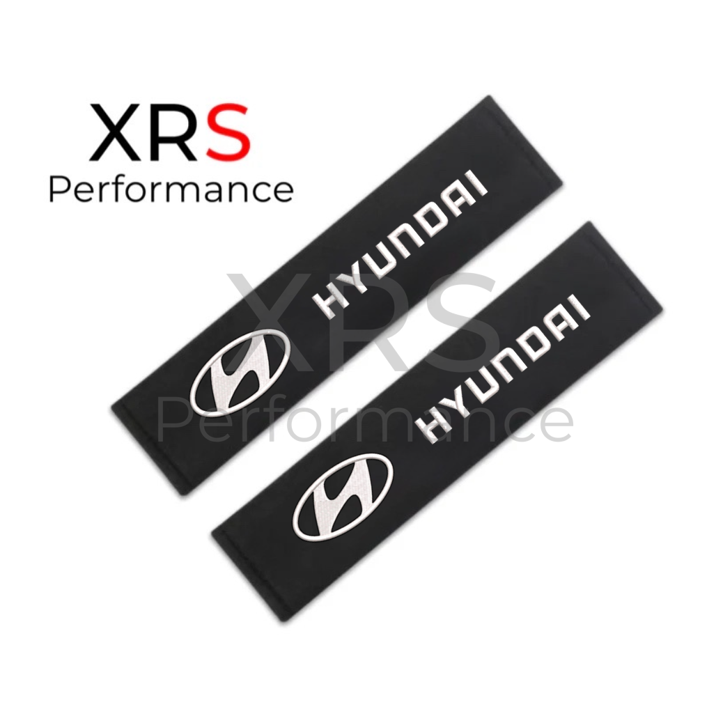 Hyundai Seat Belt Covers Pad Protectors x 2