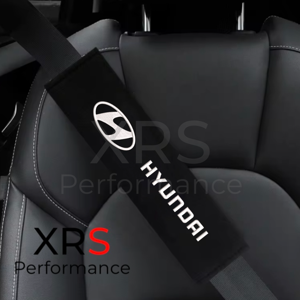 Hyundai Seat Belt Covers Pad Protectors x 2