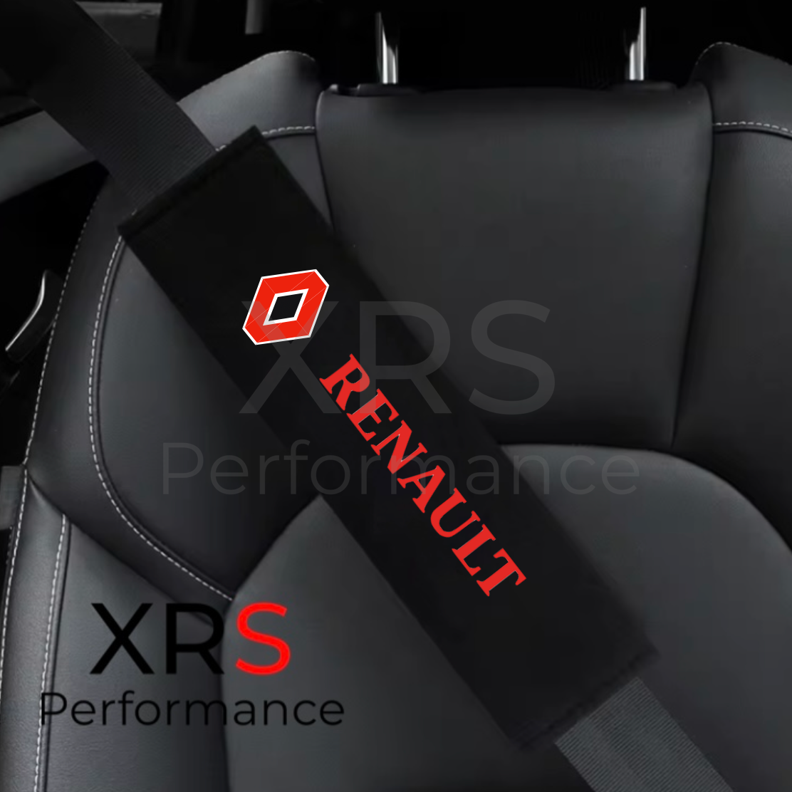 Renault Seat Belt Covers Pad Protectors x 2
