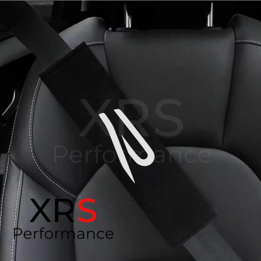 Volkswagen R R-Line Seat Belt Covers Pad Protectors x 2