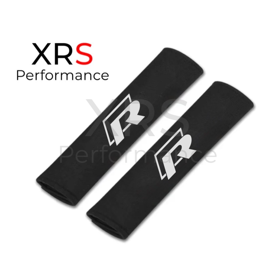 Volkswagen R R-Line Seat Belt Covers Pad Protectors x 2