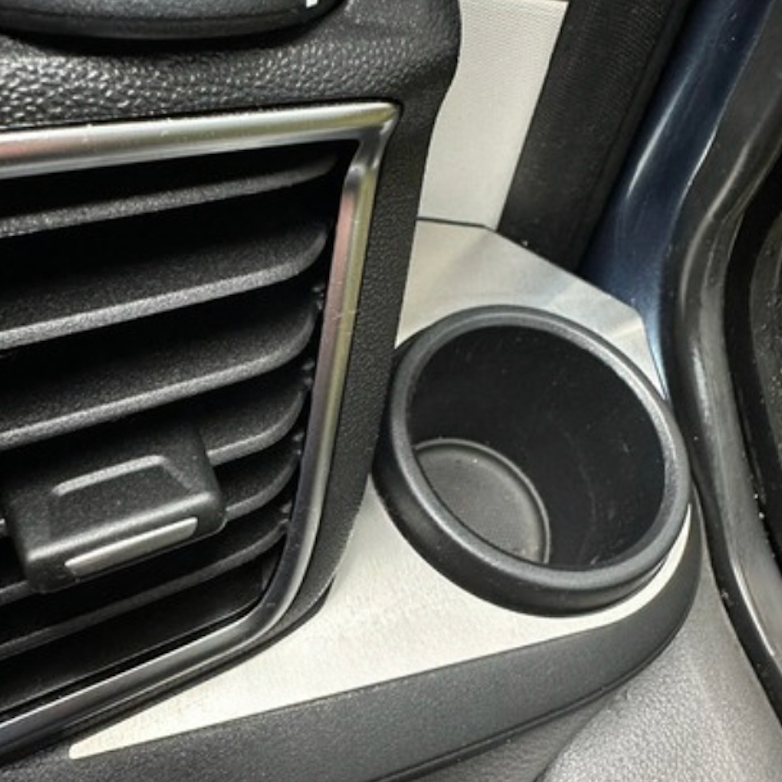 FORD TRANSIT CUSTOM DASH TRIM PAIR STAINLESS STEEL