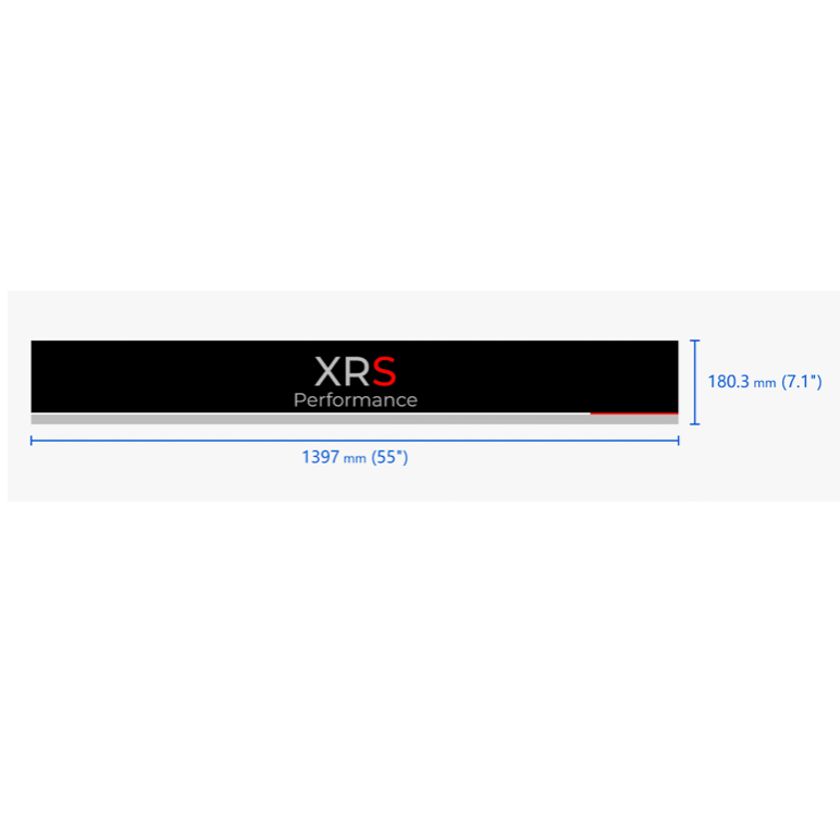 XRS Performance - Black & Grey Sun Strip