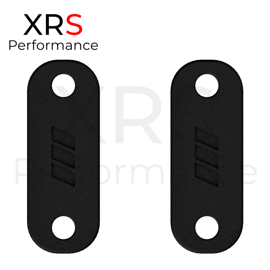 FORD FIESTA MK7 BONNET SPACER BLOCKS RISERS - RELEASE THE HEAT - 24MM - CARBON