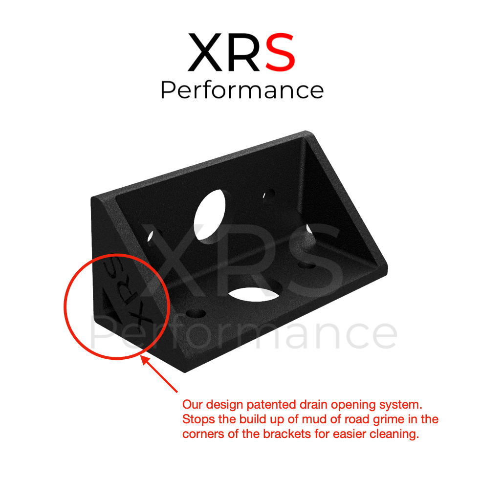 UNIVERSAL LIGHTWEIGHT RALLY MOTORSPORT MUDFLAP BRACKETS