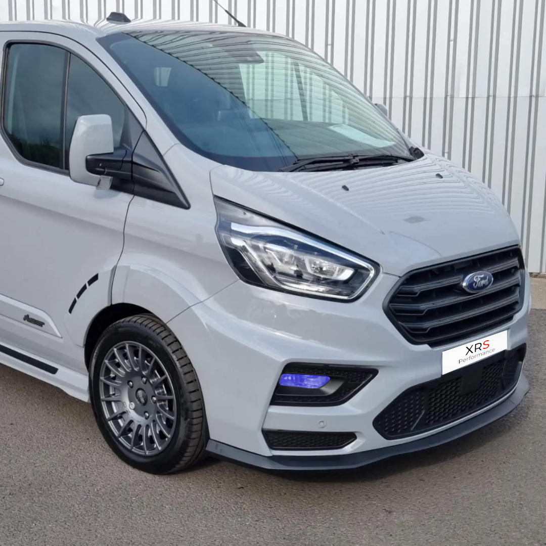 FORD TRANSIT CUSTOM 18-23 TRANSPARENT COLOUR FOG LIGHT COVER PROTECTORS