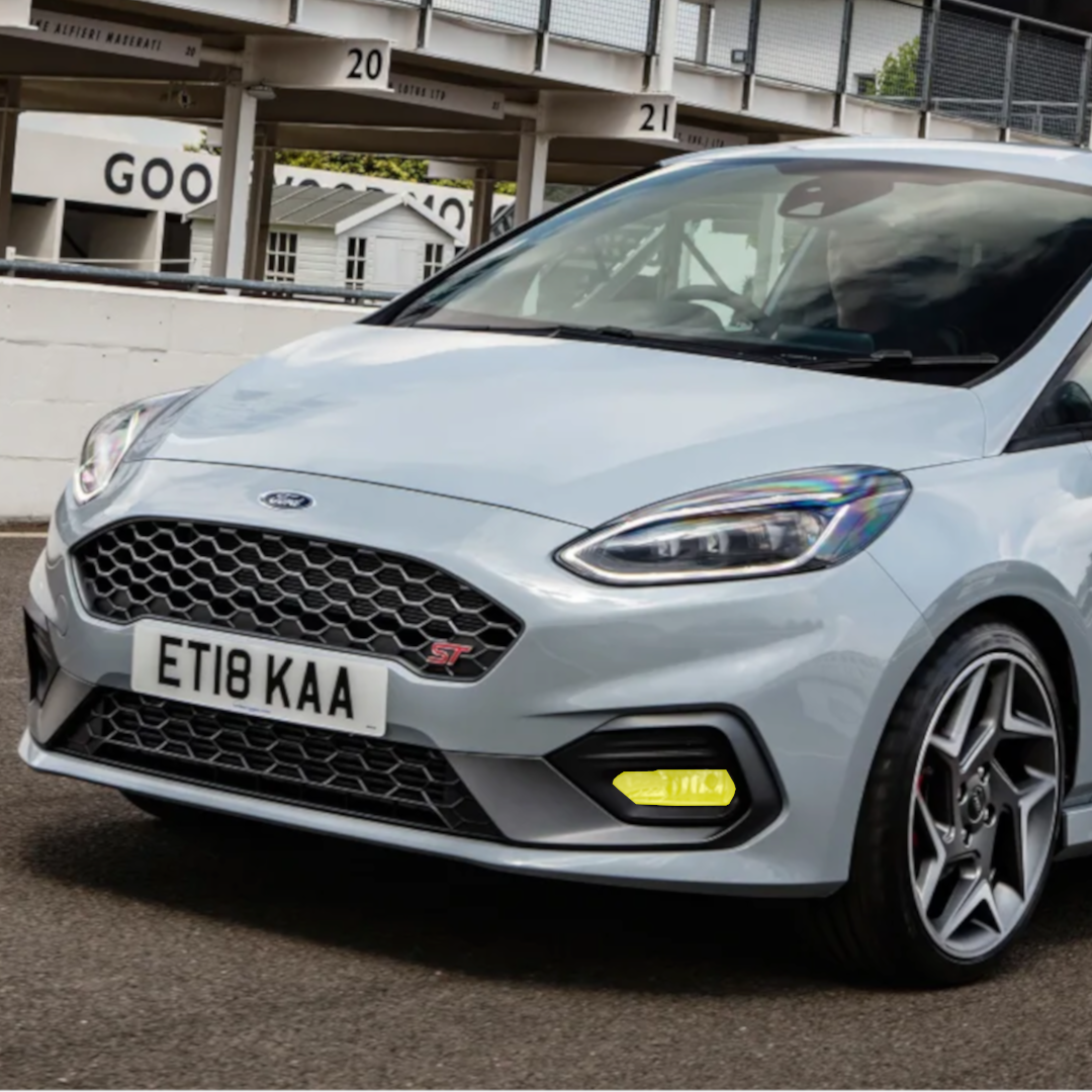 FORD FIESTA MK8 ST & ST LINE TRANSPARENT COLOUR FOG LIGHT COVER PROTECTORS