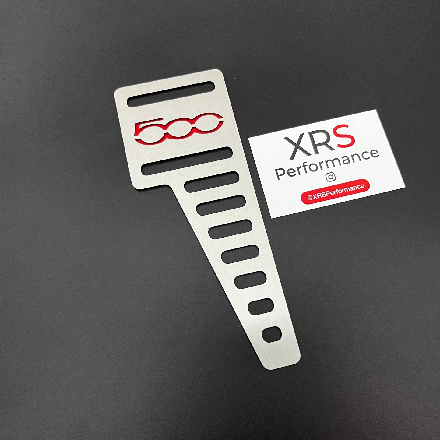 FIAT 500 STAINLESS STEEL FOOTREST - 500 BRANDED