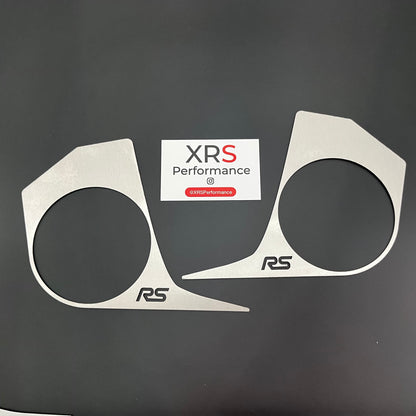 FORD TRANSIT CUSTOM RS DASH TRIM PAIR STAINLESS STEEL