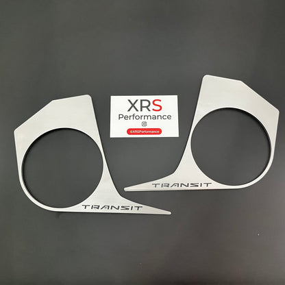 FORD TRANSIT CUSTOM DASH TRIM PAIR STAINLESS STEEL