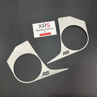 FORD TRANSIT CUSTOM RS DASH TRIM PAIR STAINLESS STEEL