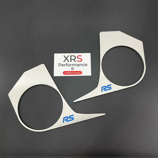 FORD TRANSIT CUSTOM RS DASH TRIM PAIR STAINLESS STEEL