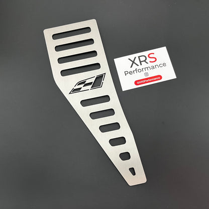 SEAT LEON CUPRA FLAG MK3 MK4 AUTO STAINLESS STEEL FOOTREST