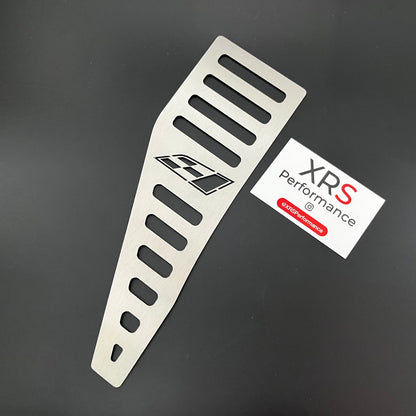 SEAT LEON CUPRA FLAG MK3 MK4 AUTO STAINLESS STEEL FOOTREST