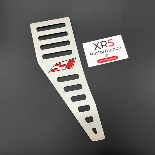SEAT LEON CUPRA FLAG MK3 MK4 AUTO STAINLESS STEEL FOOTREST