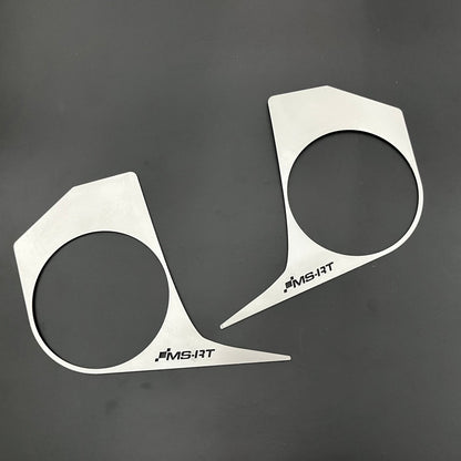 FORD TRANSIT CUSTOM DASH TRIM PAIR STAINLESS STEEL MSRT