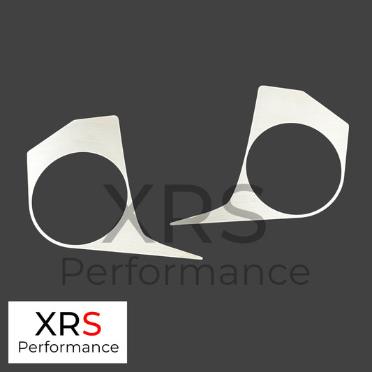 FORD TRANSIT CUSTOM DASH TRIM PAIR STAINLESS STEEL