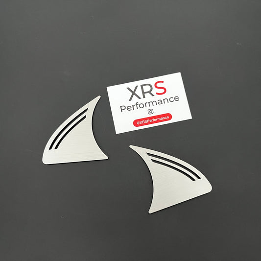 FORD TRANSIT PRE FACELIFT CUSTOM DASH TRIM PAIR STAINLESS STEEL