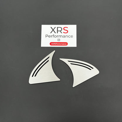 FORD TRANSIT PRE FACELIFT CUSTOM DASH TRIM PAIR STAINLESS STEEL