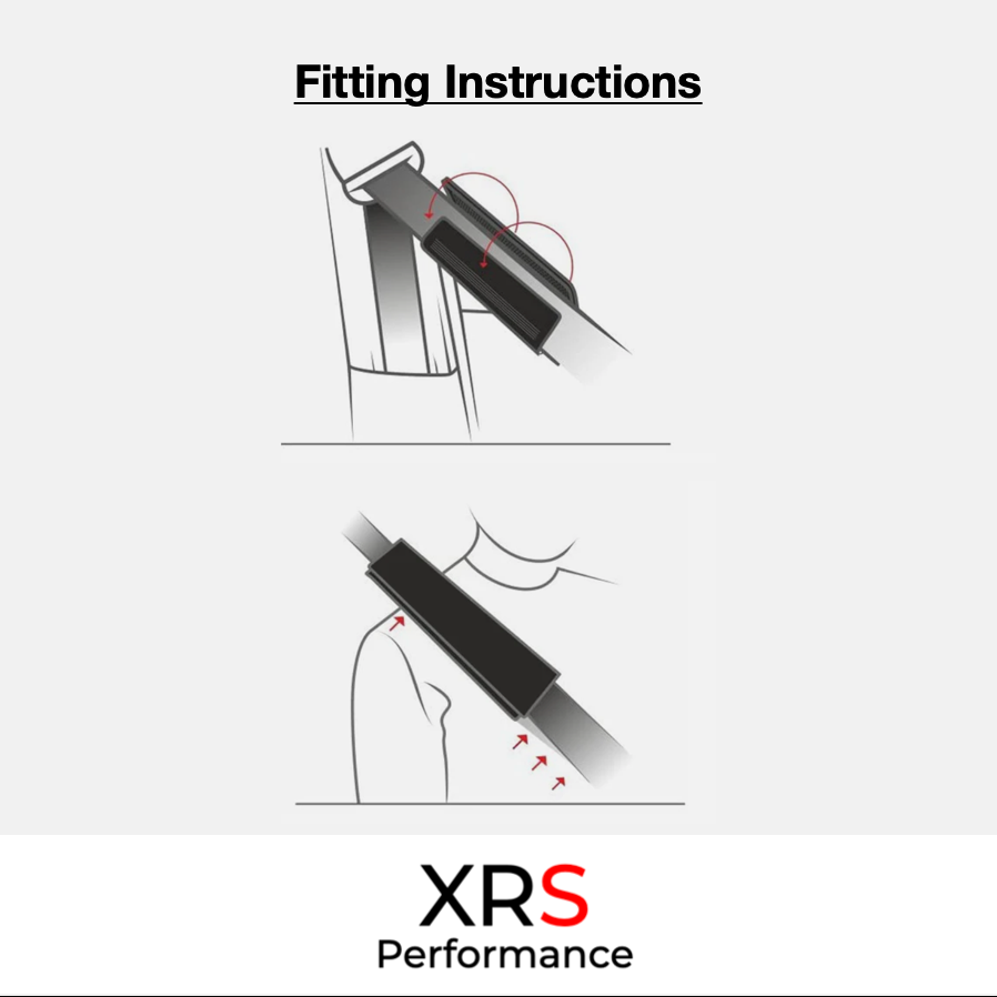 Fiat Seat Belt Covers Pad Protectors x 2