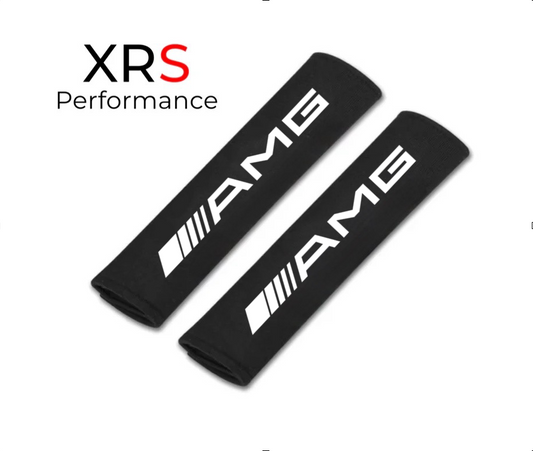 Mercedes AMG Seat Belt Covers Pad Protectors x 2
